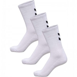Hummel 3-pack Chevrons Socken Damen Weiß | 615766-891