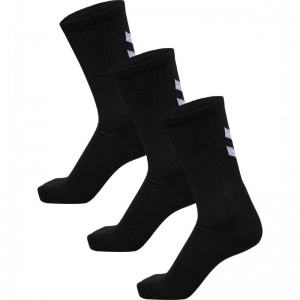 Hummel 3-packs Chevrons Socken Herren Schwarz | 155325-608