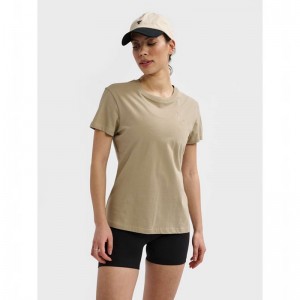 Hummel Active Co S/S T-shirts Damen Beige | 444027-079