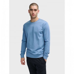Hummel Active Sweatshirt Herren Blau | 323200-964