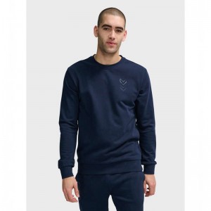 Hummel Active Sweatshirt Herren Navy | 622923-027