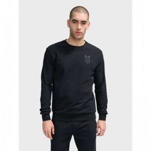 Hummel Active Sweatshirt Herren Schwarz | 425170-036