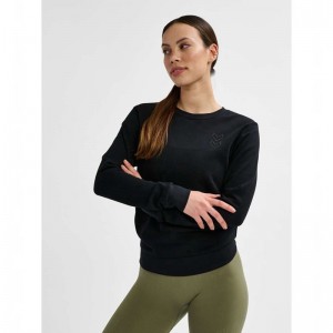 Hummel Active Sweatshirts Damen Schwarz | 428090-163