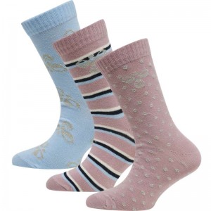 Hummel Alfie 3-pack Socken Kinder Rosa | 524235-592
