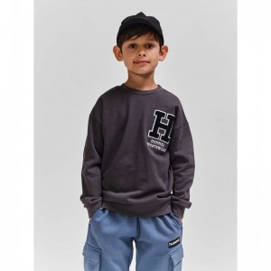 Hummel Allton Sweatshirts Kinder Schwarz | 911587-253
