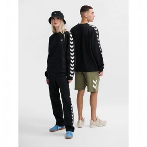 Hummel Archive Loose Fit Sweatshirts Damen Schwarz | 859004-749