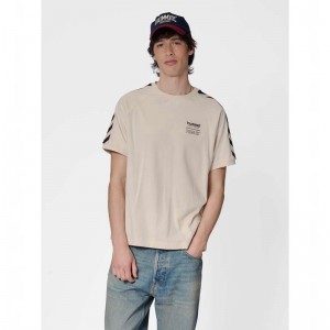 Hummel Archive S/S Peanuts T-shirts Herren Beige | 510888-514