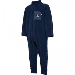 Hummel Atlas Zip Anzüge Kinder Schwarz | 475613-640