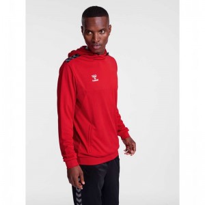 Hummel Authentic Pl Hoodie Herren Rot | 869820-786