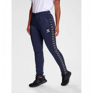 Hummel Authentic Pl Hose Damen Navy | 813096-631