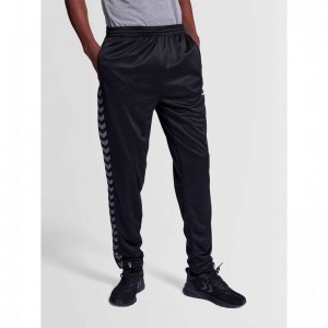 Hummel Authentic Pl Hose Herren Schwarz | 628543-427