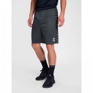 Hummel Authentic Pl Kurze Hose Herren Schwarz | 854084-149