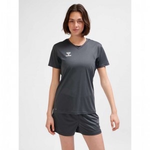 Hummel Authentic Pl S/S Trikot Damen Schwarz | 141118-744