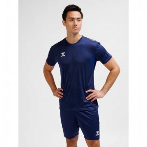 Hummel Authentic Pl S/S Trikot Herren Navy | 534232-009