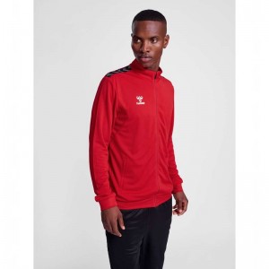 Hummel Authentic Pl Zip Jacken Herren Rot | 157918-598