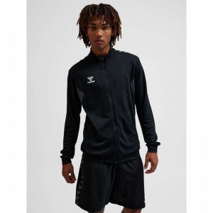 Hummel Authentic Pl Zip Jacken Herren Schwarz | 145554-402