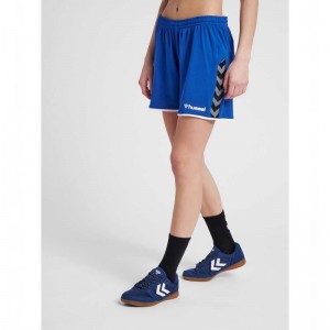 Hummel Authentic Poly Kurze Hose Damen Blau | 378339-179
