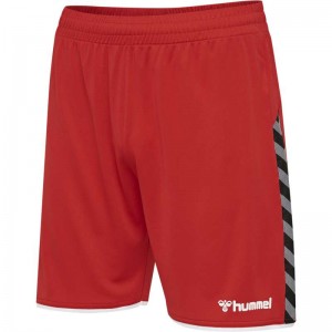Hummel Authentic Poly Kurze Hose Kinder Rot | 580957-273