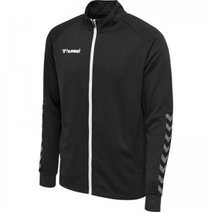 Hummel Authentic Poly Zip Jacken Herren Schwarz | 883711-087