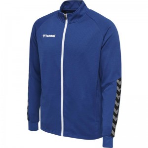 Hummel Authentic Poly Zip Jacken Herren Blau | 220883-423