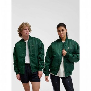 Hummel Baseball Bee Jacken Damen Grün | 264681-783