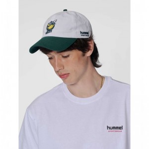 Hummel Baseball Wrong Yellow Kappen Damen Weiß | 308279-545