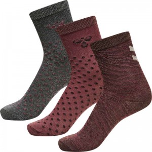 Hummel Beta 3-pack Socken Kinder Fuchsie | 246355-706