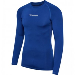 Hummel Bl Performance L/S Grundschicht Herren Blau | 297355-047