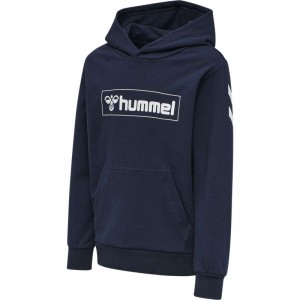 Hummel Box Hoodie Kinder Schwarz | 718489-861