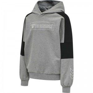 Hummel Boxline Hoodie Kinder Grau | 730110-038