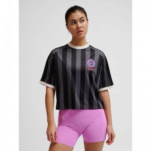 Hummel Boxy Bee Mine Shirt S/S Kurze Hose Damen Schwarz | 830931-877