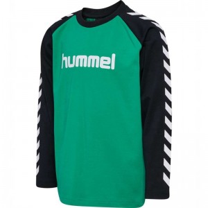 Hummel Boys L/S Jacken Kinder Grün | 486511-898