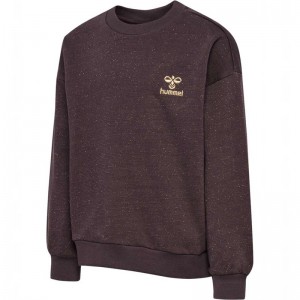 Hummel Carola Sweatshirts Kinder Schokolade | 621162-192