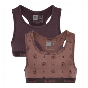Hummel Carolina 2-pack Jacken Kinder Schokolade | 649512-451