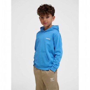 Hummel Casper Hoodie Kinder Blau | 911038-590