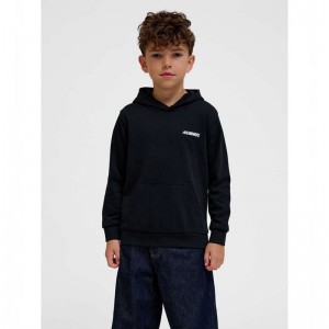 Hummel Casper Hoodie Kinder Schwarz | 536711-552