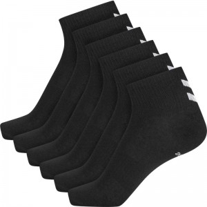 Hummel Chevron 6-pack Mid Cuts Hose Herren Schwarz | 619561-301