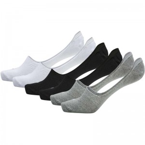 Hummel Chevron 6-pack No Show Socken Damen Weiß | 403477-537