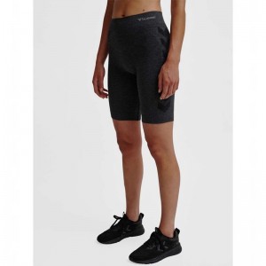 Hummel Ci Seamless Cycling Kurze Hose Damen Schwarz | 916045-773