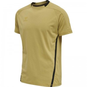 Hummel Cima Xk S/S T-shirts Herren Gelb | 314469-585