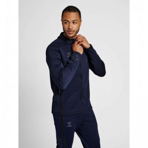 Hummel Cima Xk Zip Jacken Herren Navy | 836611-200