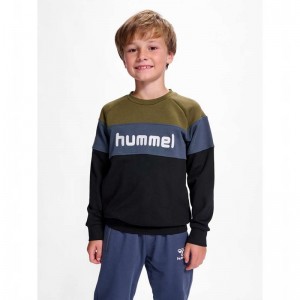 Hummel Claes Sweatshirts Kinder Schwarz | 838548-230