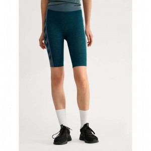 Hummel Clea Seamless Cycling Kurze Hose Damen Blau | 862192-565