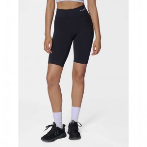 Hummel Clea Seamless Cycling Kurze Hose Damen Schwarz | 204788-344