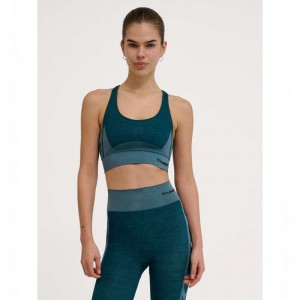 Hummel Clea Seamless Top Sneakers Damen Blau | 940565-077