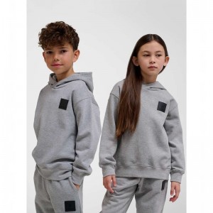 Hummel Clean Hoodie Kinder Grau | 946551-118