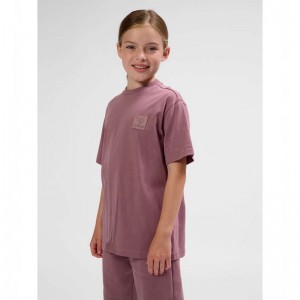 Hummel Clean S/S T-shirts Kinder Rosa | 800447-192