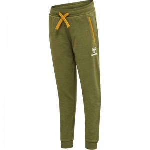 Hummel Cloud Hose Kinder Olivgrün | 195069-190