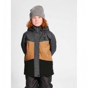 Hummel Conrad Tex Jacken Kinder Schwarz | 224747-160