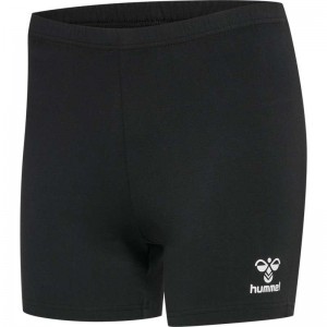 Hummel Core Volley Cotton Wo Kurze Hose Damen Schwarz | 797268-223